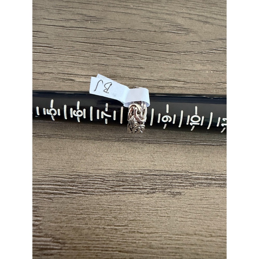 AK Atasay Kuyumculuk Sterling Silver Chain Band Ring Weighs 5 Grams Size 7 3/4 - Picture 11 of 11